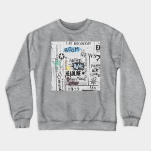 RETRO VINTAGE NEWSPAPER COMICS Crewneck Sweatshirt